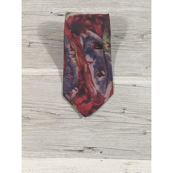 Oscar De La Renta Studio Mens Multicolored  Tie 58" - Picture 8 of 8